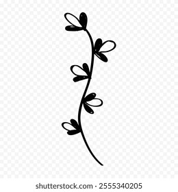 Hand drawn spring flowers illustration. floral illustration