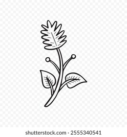 Hand drawn spring flowers illustration. floral illustration