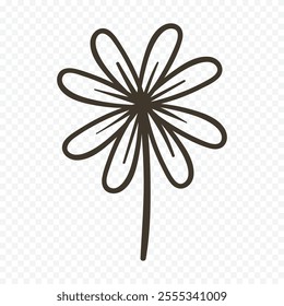 Hand drawn spring flowers illustration. floral illustration