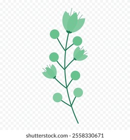 Hand drawn spring flowers illustration. floral illustration