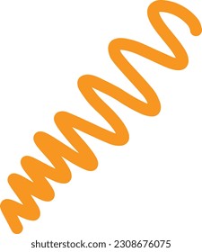 Hand Drawn Spring Shape Element for graphic Design banner and social media post design.