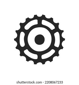 Hand drawn Sprocket vector illustration