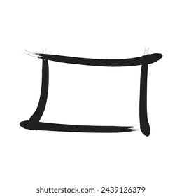 Hand drawn square frames in sketchy style.
Rectangular handdrawn grungy borders.
Vector illustration of pencil outline stroke framework box.
Collection of doodle school draft frames .