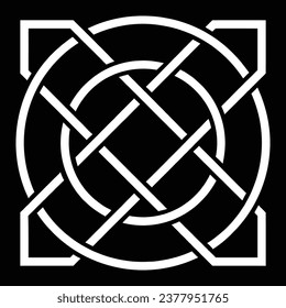 Diseño de manala cuadrada dibujada a mano para diseño de rangoli floral creativo y tarjetas decorativas