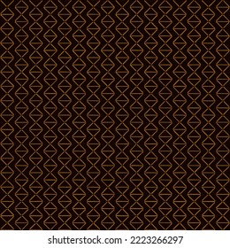 triángulos de cuadrados dibujados a mano y cruces de rayas. fondo repetitivo marrón. patrón sin costuras vectorial. textura retro y elegante. muestra geométrica de tela. papel envolvente. plantilla de diseño para textiles