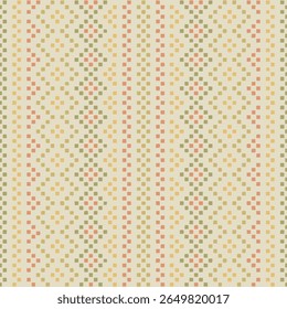 hand drawn squares. vector seamless pattern. folk decorative art. repetitive background. geometric fabric swatch. wrapping paper. textile design template. red, brown, yellow, green, beige colors