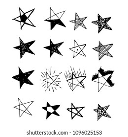 Hand drawn Star icon Doodle