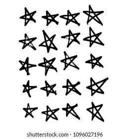 Hand drawn Star icon Doodle
