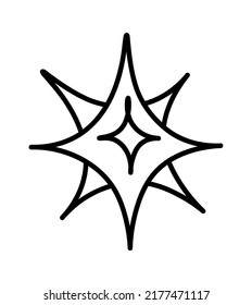 Handgezeichnetes Sternzeichen. Vektorgrafik
