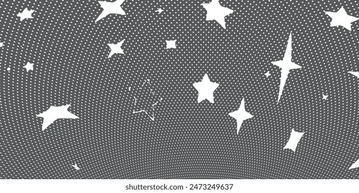 Hand drawn star sparkle shine of doodle set. Star shine twinkle glow, spark glitter, magic party light vector illustration. Hand drawn sketch doodle style line sparkle elements