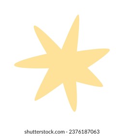 Hand Drawn Star Vector Illustration