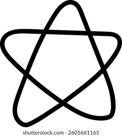 Hand Drawn Star Vector Illustration