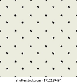 
Hand drawn stars pattern design. vector illustration
