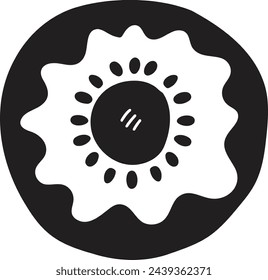 Hand Drawn stars and space in flat style isolated on background