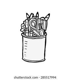 hand drawn stationary