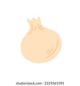 hand drawn steamed bun dumpling dimsum