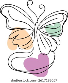 Hand drawn stencil element collection