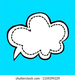 Hand drawn sticker and label vector rough style. sale decoration or speech bubble.