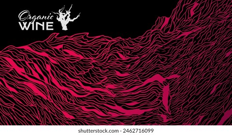 Hand drawn strain texture background. Vector illustration	