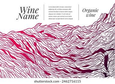 Hand drawn strain texture background. Vector illustration	