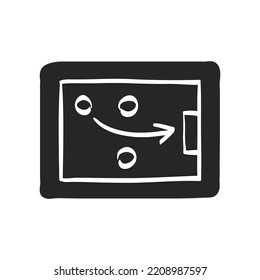 Hand drawn Strategy game vector illustration