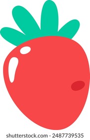 Hand Drawn Strawberry Vector Illustration