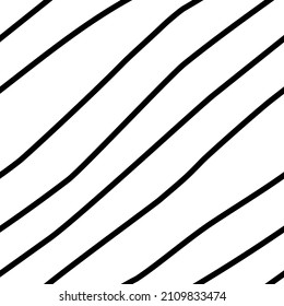 Hand drawn stripe seamless pattern.