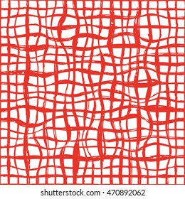 Hand drawn striped background. Vector Illustration.