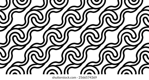 Hand drawn striped groovy abstract backgrounds, rectangle patterns set. Black and white marble stains templates collection. Distorted curved uneven stripes, warped streaks, fluid wavy lines, waves.