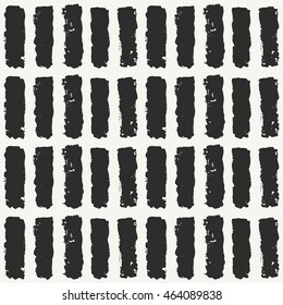Hand drawn striped pattern design. Vector illustration.