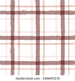Hand drawn striped pattern, pink girly stripe seamless background, for wrapping, wallpaper, textile. paint ink brush strokes. vector grunge stripes, cute baby paintbrush line backdrop