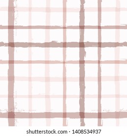 Hand drawn striped pattern, pink girly stripe seamless background, for wrapping, wallpaper, textile. paint ink brush strokes. vector grunge stripes, cute baby paintbrush line backdrop