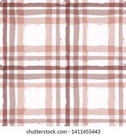 Hand drawn striped pattern, pink girly stripe seamless background, for wrapping, wallpaper, textile. paint ink brush strokes. vector grunge stripes, cute baby paintbrush line backdrop