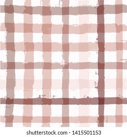 Hand drawn striped pattern, pink girly stripe seamless background, for wrapping, wallpaper, textile. paint ink brush strokes. vector grunge stripes, cute baby paintbrush line backdrop