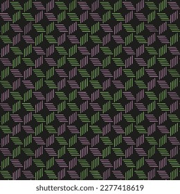 hand drawn striped rhombus. vector seamless pattern. color repetitive background. geometric illustration. fabric swatch. wrapping paper. continuous design template for textile, linen, home decor