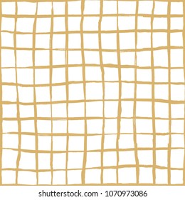 Hand drawn striped seamless pattern. Abstract sketch background
