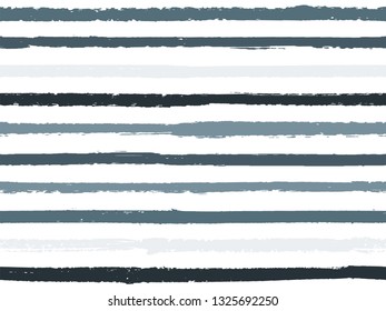 Hand drawn striped seamless pattern vintage background for wallpaper. Ink stripes lines watercolor vector. Trendy fashion texture linen fabric background. Cool seamless striped pattern.