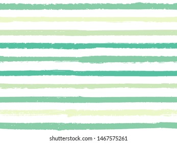 Hand drawn striped seamless pattern vintage background for textile. Ink stripes in watercolor style vector. Trendy fashion texture linen textile background. Cool seamless striped pattern.