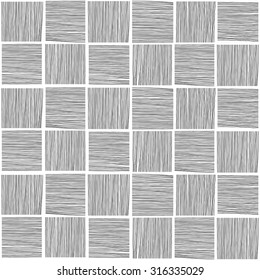 Hand drawn striped seamless pattern.