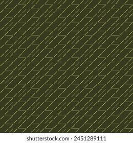 hand drawn stripes in diagonal lines. decorative art. green  repetitive background. vector seamless pattern. geometric fabric swatch. wrapping paper. continuous design template for linen, home decor