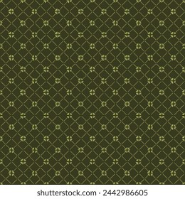 hand drawn stripes and triangles. army green repetitive background. vector seamless pattern. decorative art. geometric fabric swatch. wrapping paper. continuous design element for home decor, textile