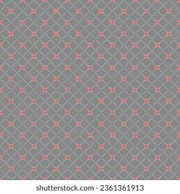 hand drawn stripes and triangles. pink and gray repetitive background. vector seamless pattern. decorative art. geometric fabric swatch. wrapping paper. continuous design template for decor, textile