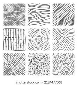 Hand drawn strokes pack in different styles.