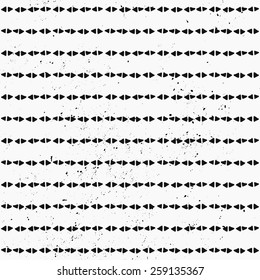 Hand drawn style abstract seamless pattern in black and white.