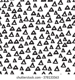 Hand drawn style abstract seamless pattern. Tiling repeat background. Modern design. Hipster tile print.
