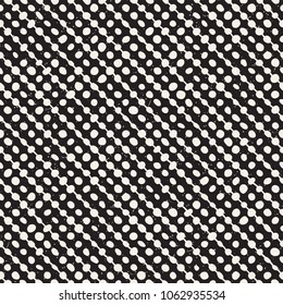 Hand drawn style ethnic seamless pattern. Abstract geometric shapes background in black and white.