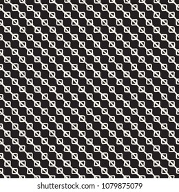 Hand drawn style ethnic seamless pattern. Abstract grungy geometric shapes background in black and white.