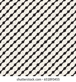 Hand drawn style ethnic seamless pattern. Abstract geometric tiling background in black and white. Vector vintage freehand doodle texture.