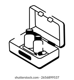  A hand drawn style icon showing first aid
