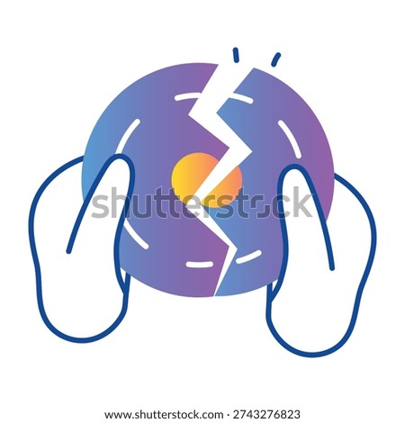 Hand drawn style icon showing gaming cd